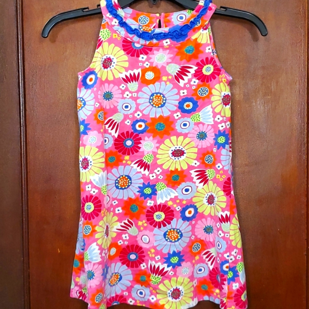 Hanna Andersson floral sleeveless dress - Picture 3 of 8